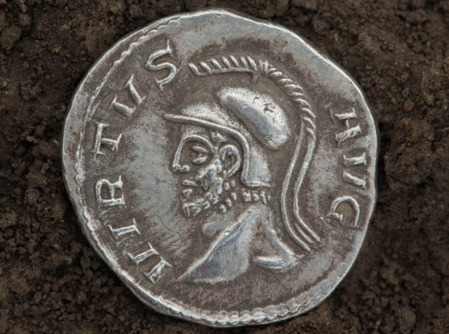 Roman silver coin