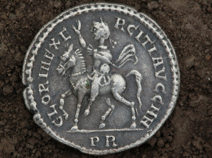 Roman silver coin