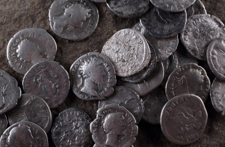 Roman silver coins