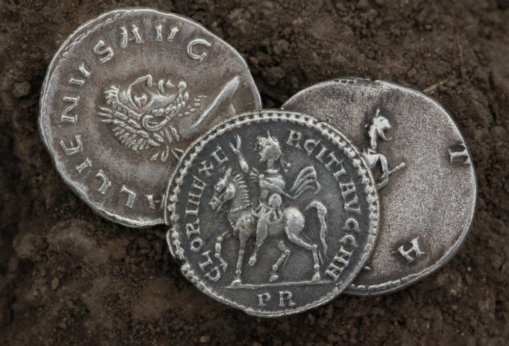 Roman silver coins