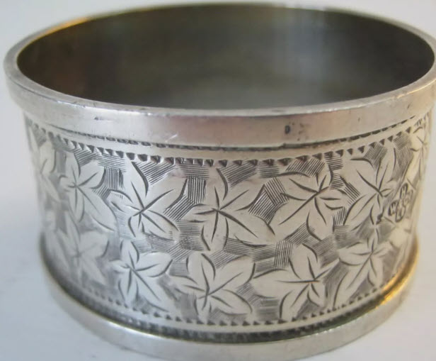 silver napkin ring