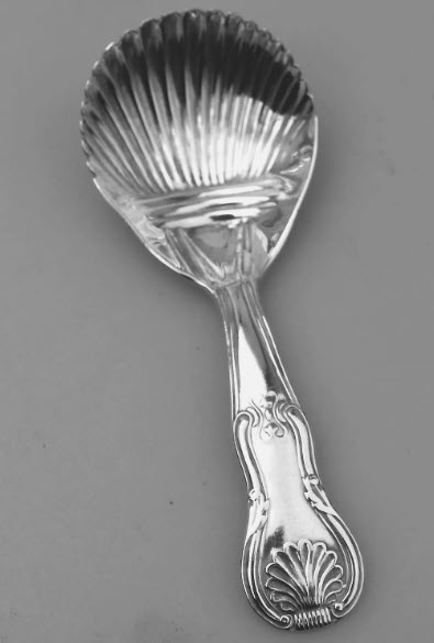 Silver collectable caddy spoon