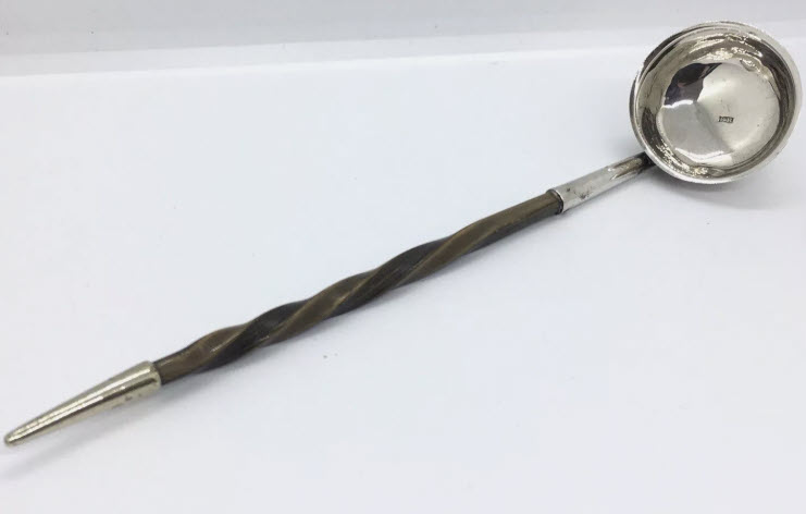 antique silver ladle